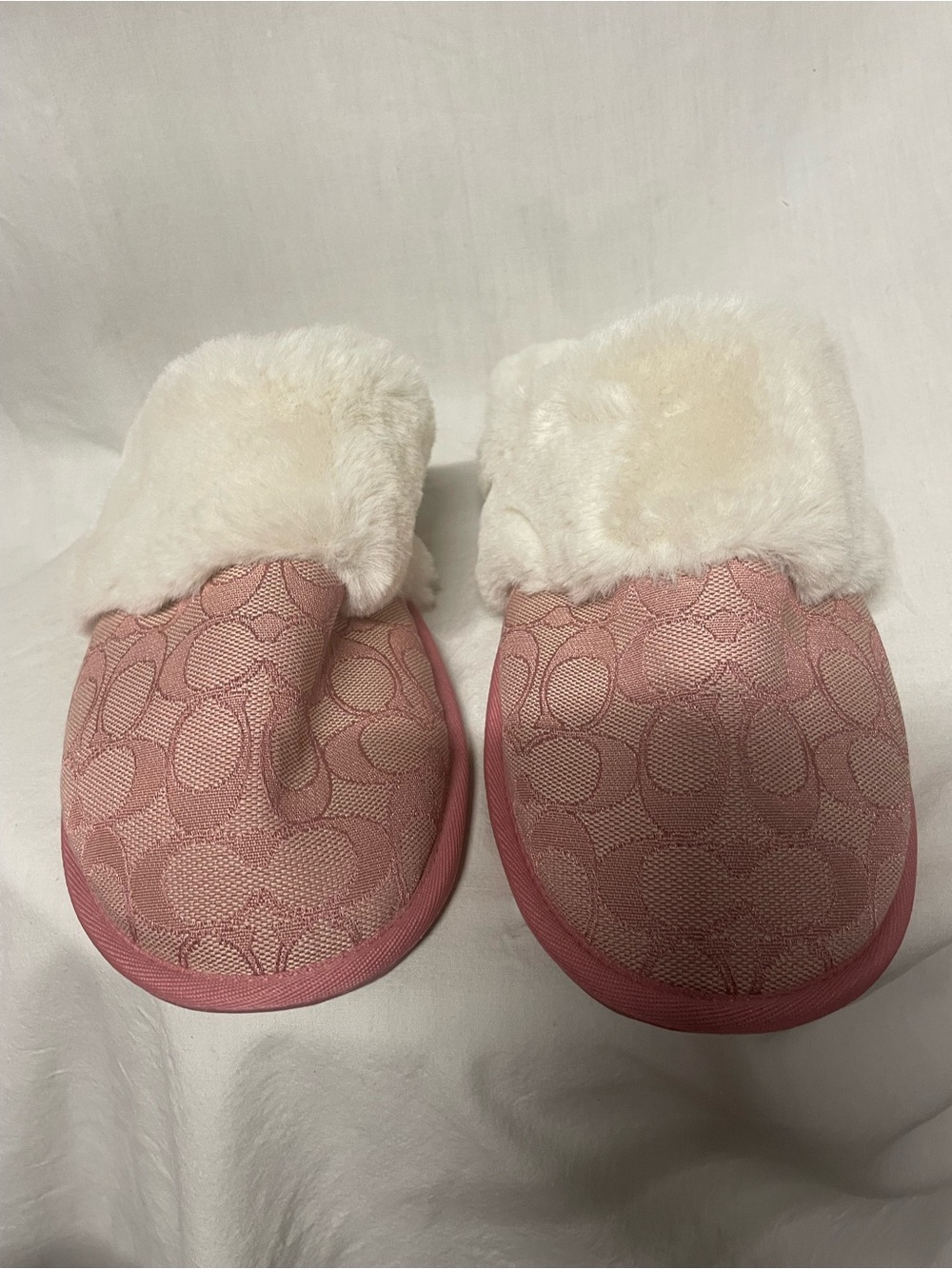 Coach Ziva Signature Slippers in Pink sz 11 B women’s